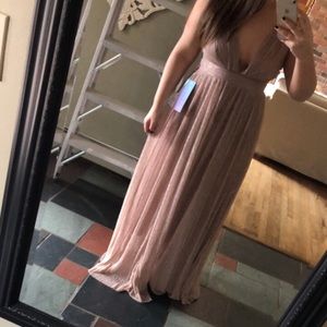 Mauve/Gold Prom/Evening Dress BRAND NEW!!